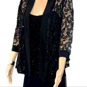 R&M RICHARDS NWT SIZE S OPEN FRONT SEQUIN CAMISOLE